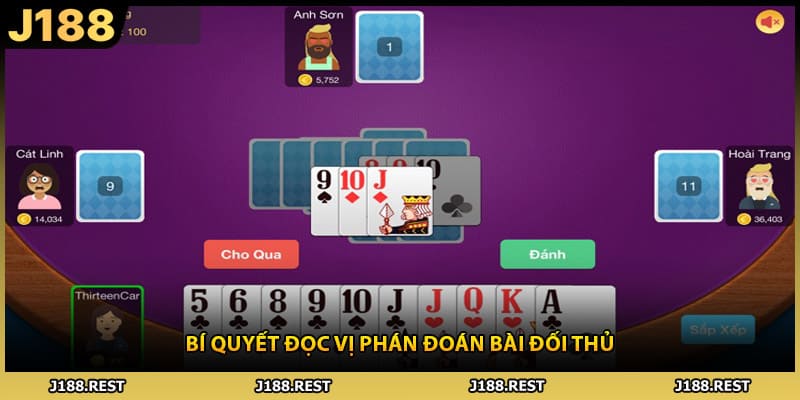 Bí quyết đọc vị phán đoán bài đối thủ