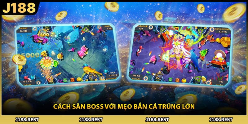 Cách săn boss với mẹo bắn cá trúng lớn