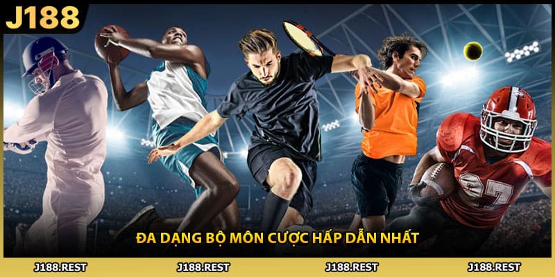 Đa dạng bộ môn cược hấp dẫn nhất