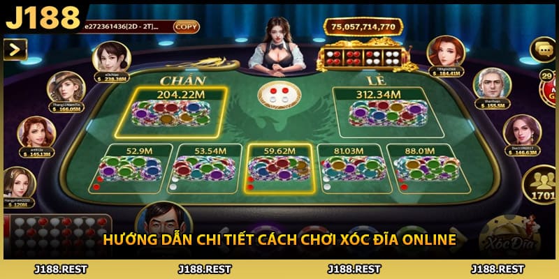 Hướng dẫn chi tiết cách chơi xóc đĩa online