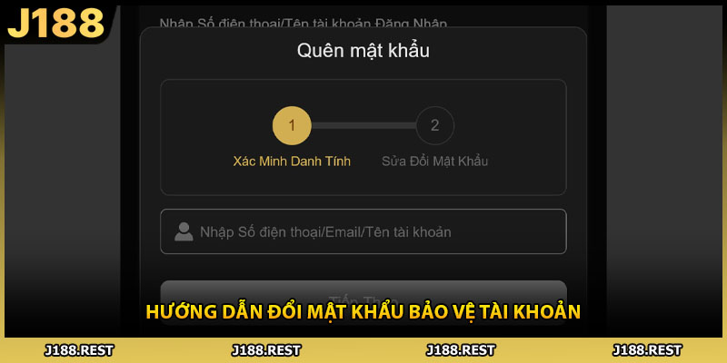Hướng dẫn đổi mật khẩu bảo vệ tài khoản