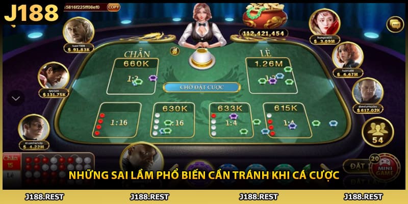 Những sai lầm phổ biến cần tránh khi cá cược