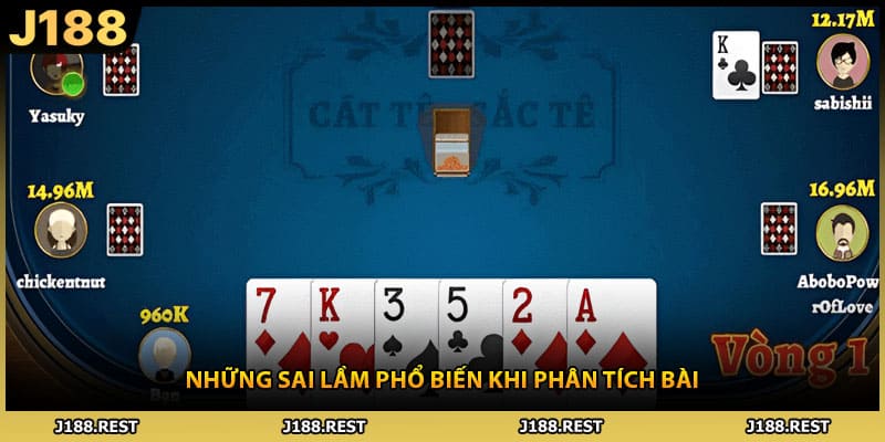 Những sai lầm phổ biến khi phân tích bài