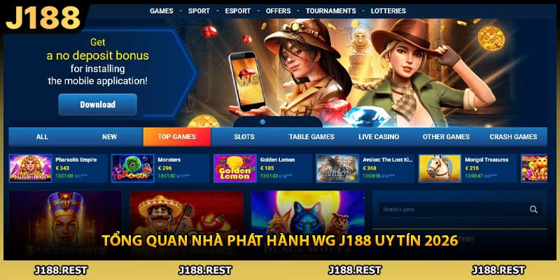 Tổng quan nhà phát hành WG J188 uy tín 2026